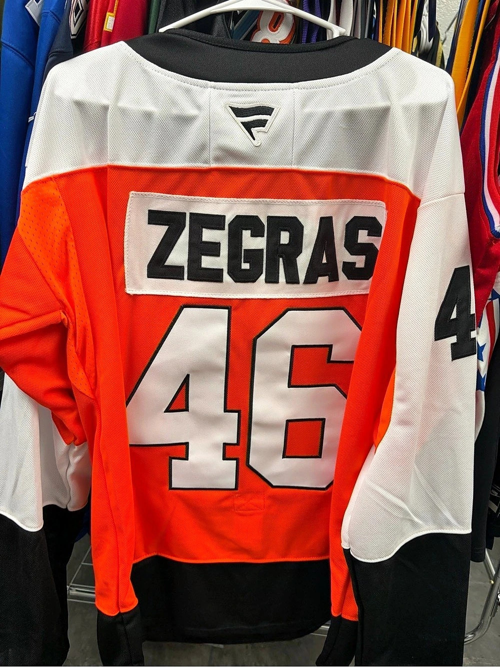 Fanatics Philadelphia Flyers Trevor Zegras Breakaway Home Jersey Orange & White
